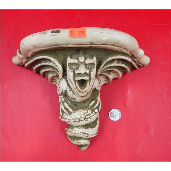 Falling Sky Design Gargoyle Wall Sconce/Shelf Made in Canada