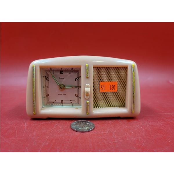 VTG Pink Chronex Musical Alarm Made in Germany