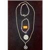 2 Sterling Bracelets & Sterling Necklace