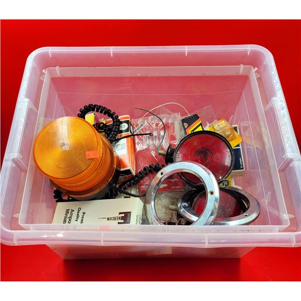 Lot of Automotive Lights & Bulbs w/ Emergency Flashes