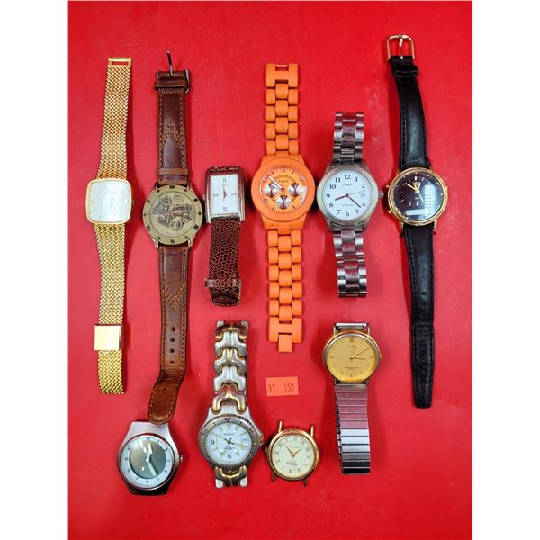 Lot of Assorted Watches w/ Hudson, Timex, Baylor, & More