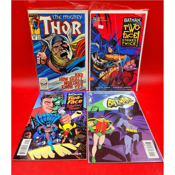 3 DC Batman Comics & Marvel Thor Comic