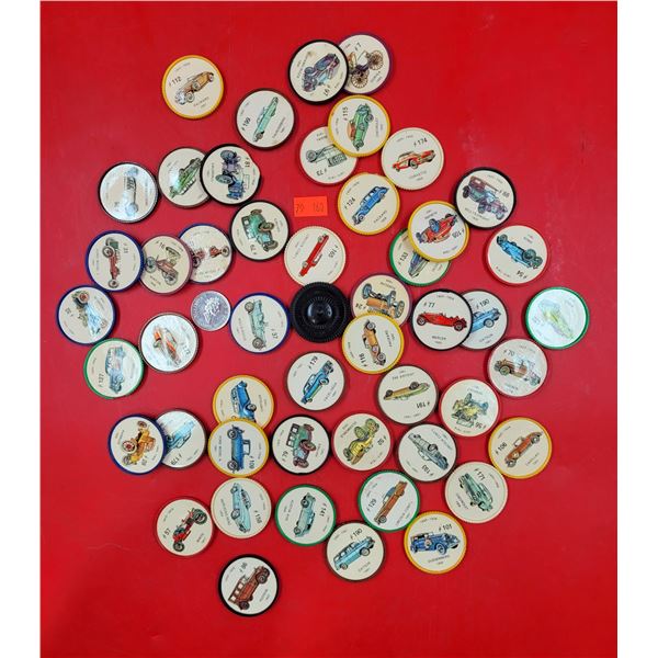 Lot of Assorted Jell-O 1950s-1960s Car Coins
