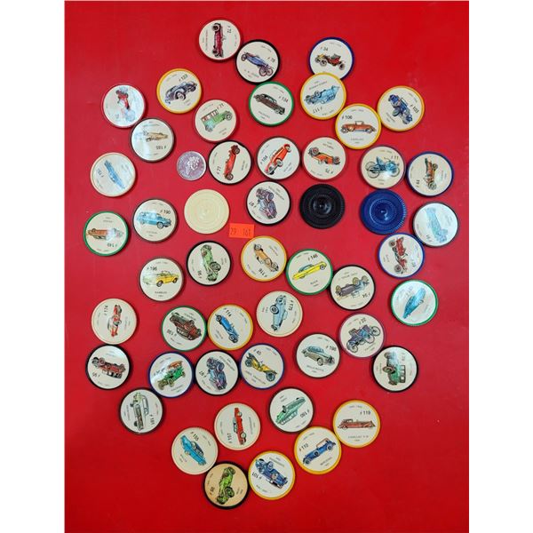 Lot of Assorted Jell-O 1950s-1960s Car Coins