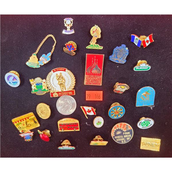 Lot of Assorted Enamel Pins/Badges