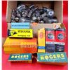 Image 1 : Lot of VTG Radio Tubes (Philips, RCA, Sylvania, etc.)