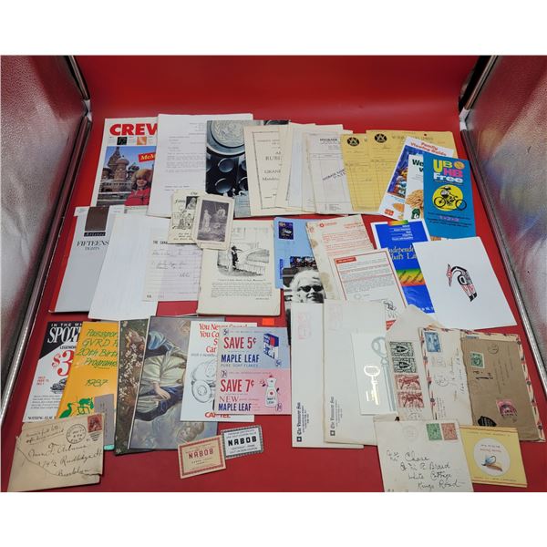 VTG Paper Ephemera w/ Coupons, Mail, Invoices, & More