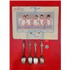 Image 1 : 1935 Dionne Quintuplets Calendar & 4 Dionne Spoons