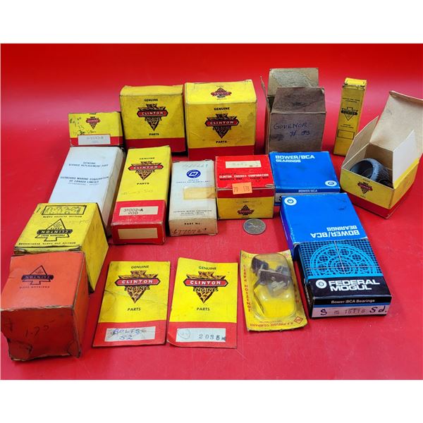 Lot of Assorted VTG Auto Parts w/ Original Boxes