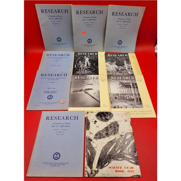 Lot of 1950s Scientific Research Journals & Magazines