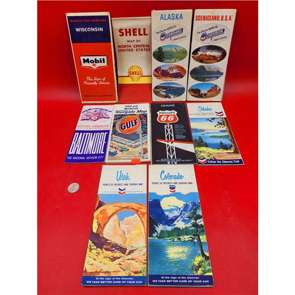 10 VTG Oil Company Road Maps