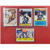 3 Wayne Gretzky Hockey Cards & Gretzky/Dionne/Lafleur Card