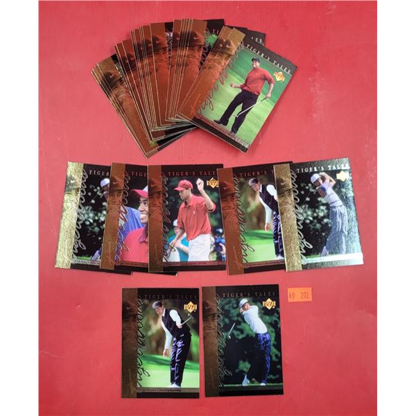 Lot of Assorted Tiger's Tales Golf Cards