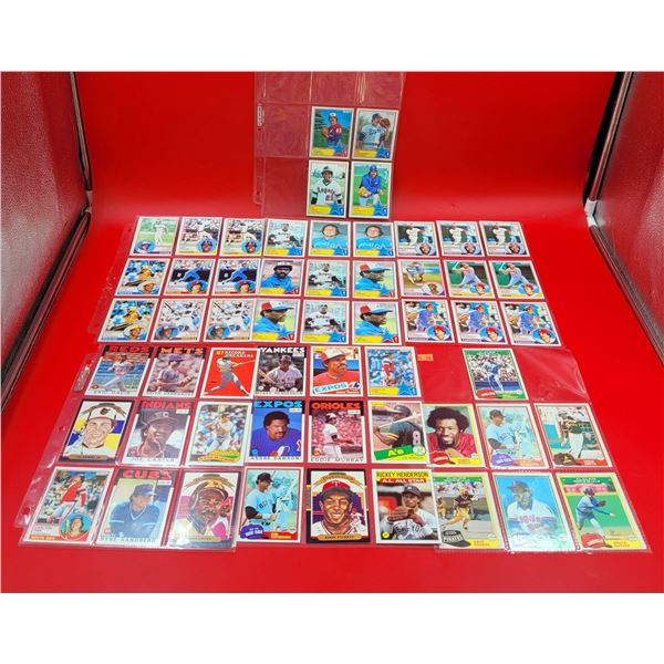 Lot of Assorted Baseball Cards w/ Murray, Carter, Fisk, Davis, & More