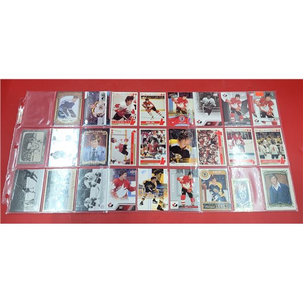 Lot of Assorted Bobby Orr Hockey Cards