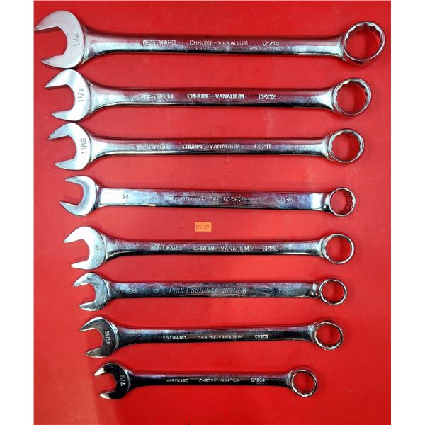 Lot of Assorted Combination Wrenches (Mastercraft, Westward, etc.)