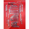 Image 1 : Lot of Assorted Wrenches w/ Combination & Open-End (Mastercraft, Truecraft, Craftsman, etc.)