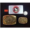 Image 1 : 3 Metal Railway Belt Buckles w/ Great Northern Railway & Pacific Division
