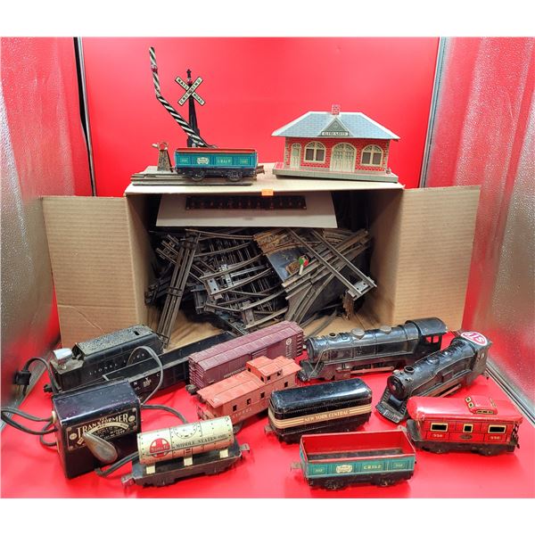 Lot of Model Trains, Tracks, & Accessories