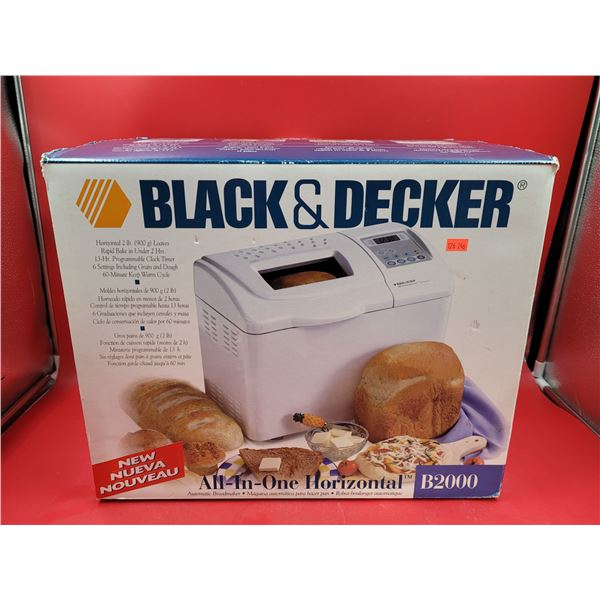 Black & Decker All-In-One Horizontal Automatic Breadmaker