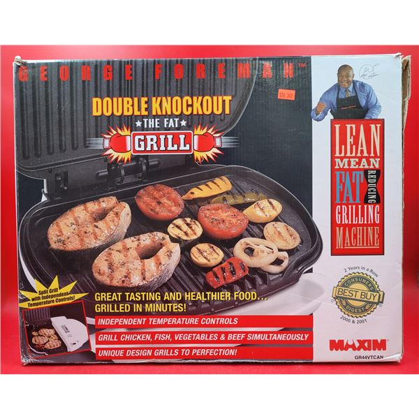 George Foreman Double Knockout The Fat Grill
