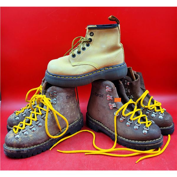2 Pairs of Tyrol Boots & 1 Pair of Air Wear Boots
