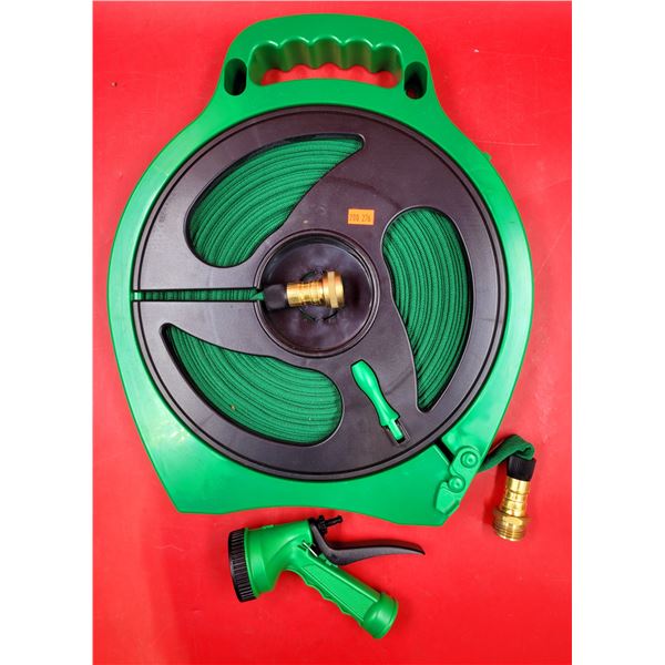 Garden Hose Reel w/ Head Attachment