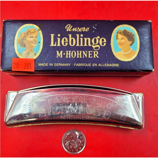 VTG M. Hohner Unsere Lieblinge Harmonica Made in Germany