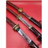 Image 2 : 3 Decorative Asian Katanas w/ Sheaths