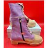 Image 1 : Purple & Tan Combat Boots