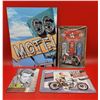 Image 1 : Tin Sign Lot w/ Gasoline, Best Garage, Motel 66, & James Dean