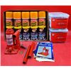 Image 1 : 2 Ton Hydraulic Jack, CarPlan Flash Dash Cleaner, & Drywall Screws