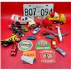 Image 1 : 1994 Collector's License Plate, Mostly Diecast Vehicles, & Advertising Coasters