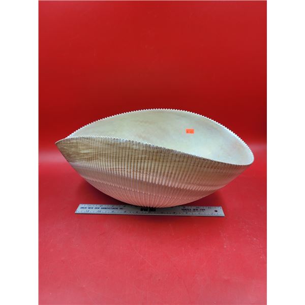 Decorative Faux Seashell Glass Bowl