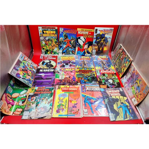 Lot of Assorted Comics w/ X-Men, GI Joe, Walt Disney, The Punisher, & More