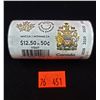 Image 1 : Royal Canadian Mint Roll of 50 Cent Coins