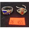 Image 1 : 2 VTG Sterling School Rings