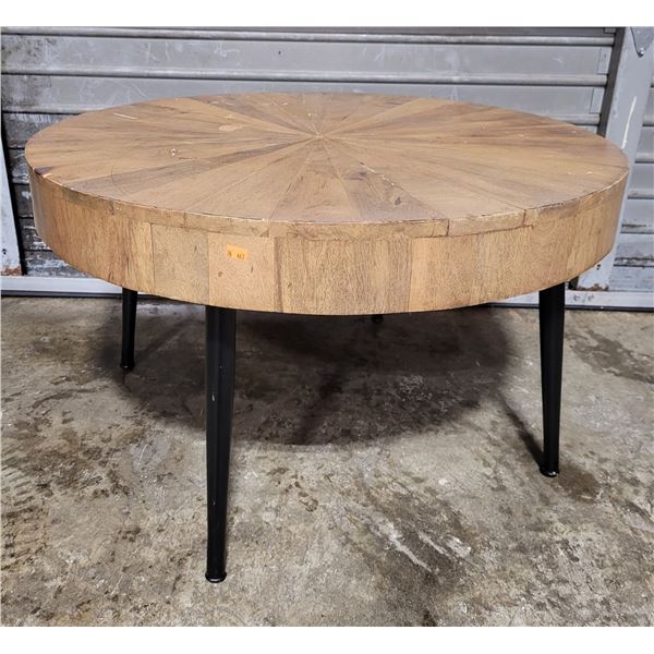 Round Wooden Coffee Table