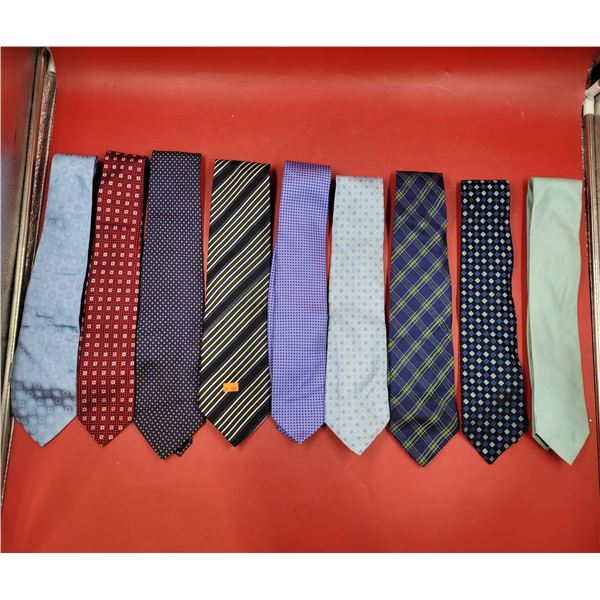 Lot of Assorted Ties w/ Boss, Armani, Ganali, & More