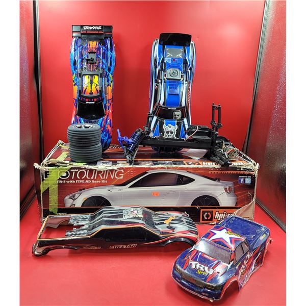 Lot of RC Car Parts (Box is Empty)