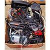Image 1 : Box of Assorted Cords & Electronics