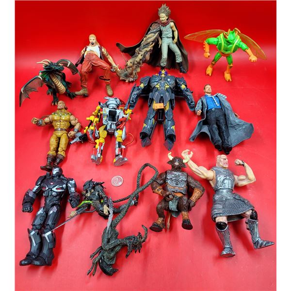 Lot of Assorted Action Figures w/ Akira Tetsuo, War Machine, & More