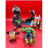Image 1 : Mostly Action Figure Lot w/ Hulk, Thor, Luffy, & More