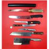 Image 1 : Lot of Assorted Knives w/ Cleaver, Victorinox Knife, & More