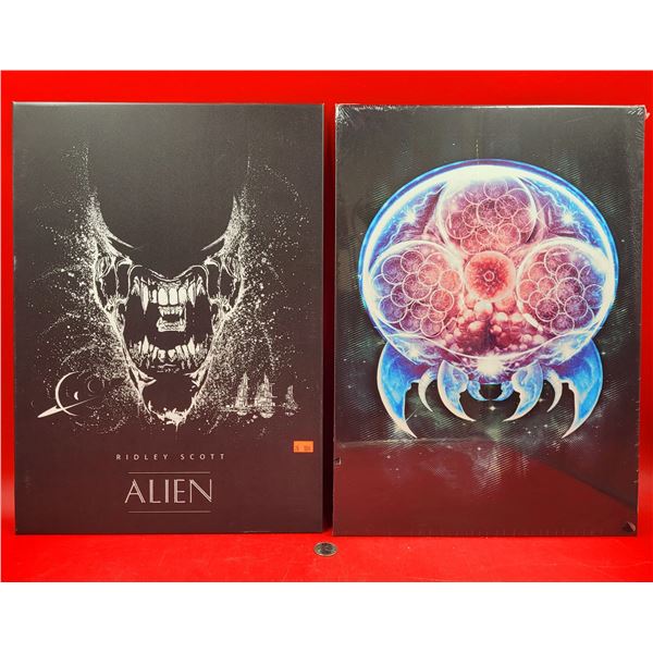2 Metal Signs (Alien & Metroid)