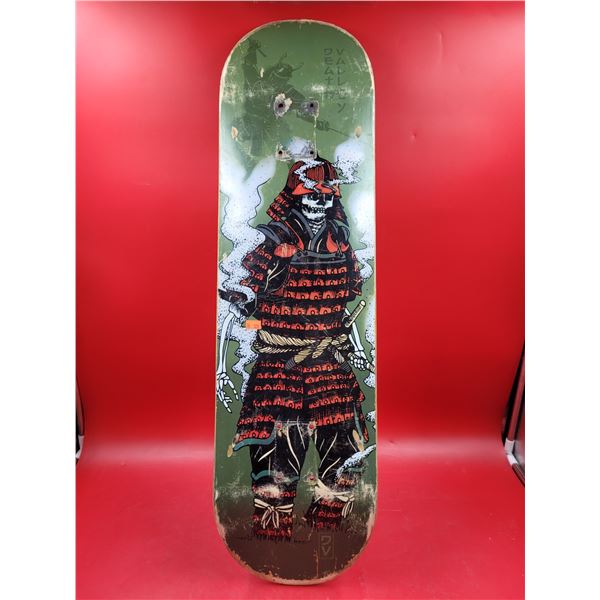Death Valley Samurai Skeleton Skateboard Deck