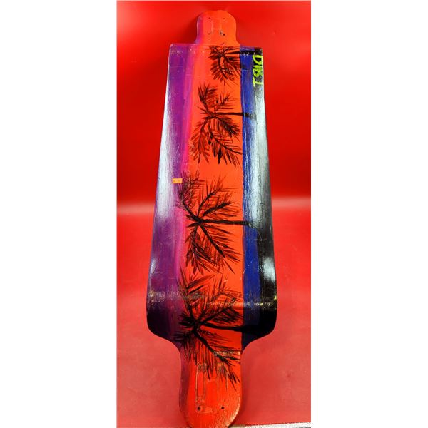 Palm Tree Sunset Long Board Deck