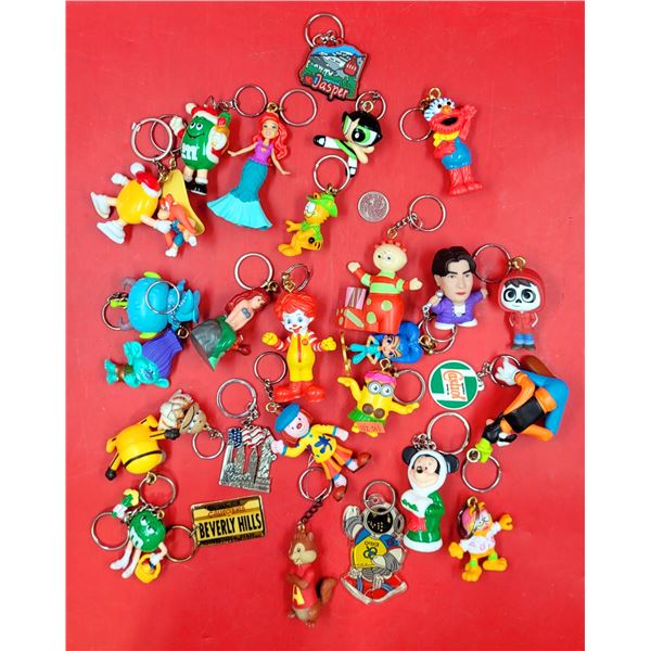 Assorted TV/Movie Character Keychains