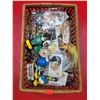 Image 1 : Tray of Assorted Key Chains w/ Michael Jackson, Donald Duck, Mr. Lucky, & More