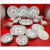 Image 1 : Assorted Hand-Painted Northumbria "Lowestoft" Fine Bone China Dishes Made in England
